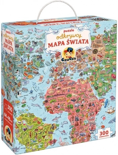 Puzle istraživača – karta svijeta 300 dijelova