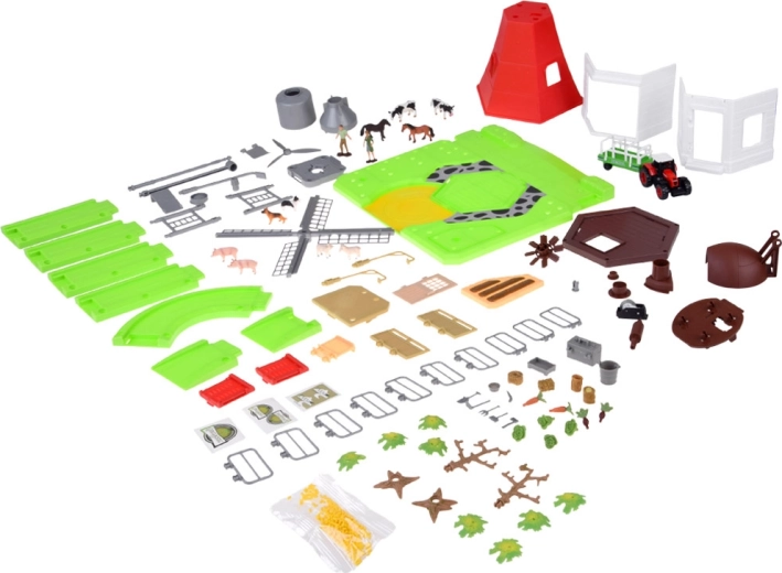 Traktor, silos i bogata oprema