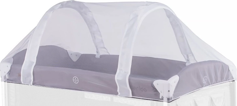 CHIPOLINO mrežica protiv komaraca za sklopivi putni krevetić 120 × 60 cm – bijela