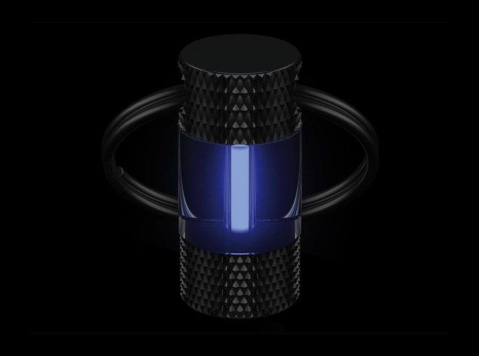 Böker Plus Mini Glow privjesak-svjetiljka bez baterije LED ledeno plava