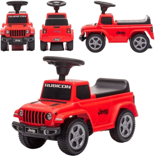 Dječja guralica Jeep Rubicon sa zvukom, crvena