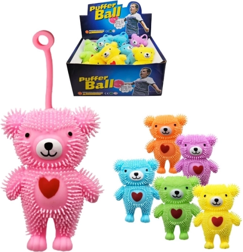 Stiskljivi medo sa srcem sa svjetlom