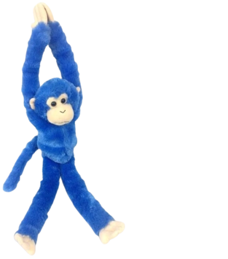 Soft plush monkey for cuddling and play