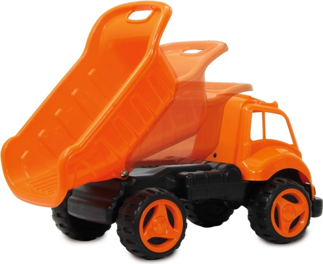 Tipping bed for easy dumping