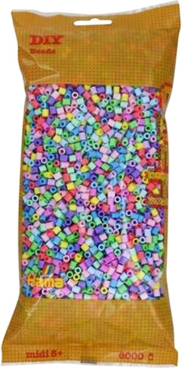 Peglice pastelne perlice 5 mm, 6000 kom