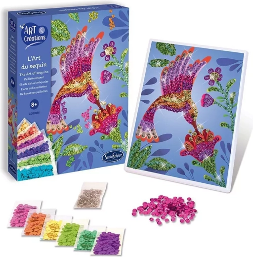 Sentosphère Colored Sequins Hummingbird