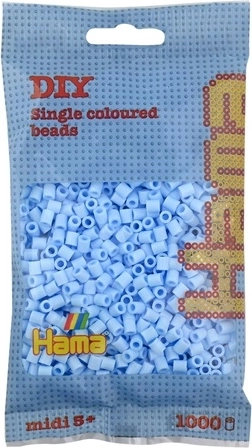 Hama Midi perlice za peglanje pastelno plave 1000 kom