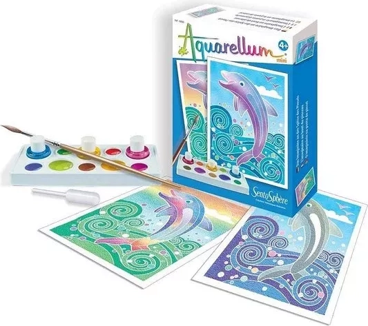 Sentosphere Mini Watercolors – Dolphins