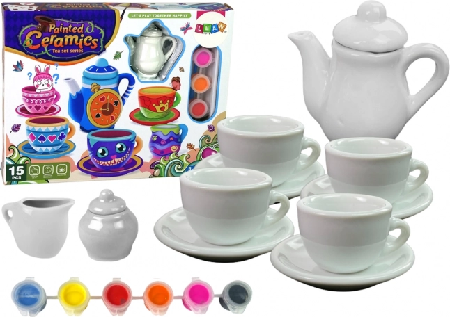 Kreativni DIY čajni set za oslikavanje porculana