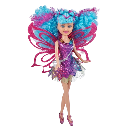 Magically colorful hair and a fairytale look