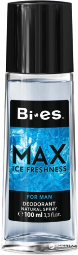 Men's perfumed deospray in glass BI-ES Max Ice Freshness 100 ml