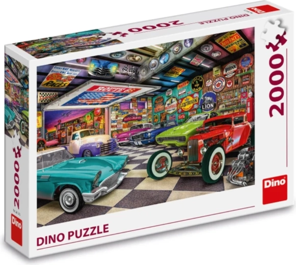 Retro garaža puna oldtimera