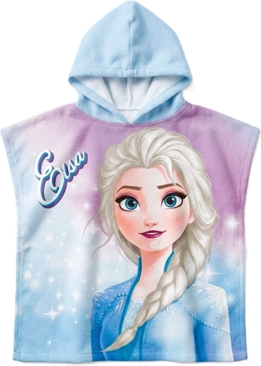 Children’s quick-drying hooded poncho Frozen – Ice Kingdom