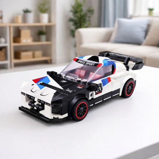 Sportski auto s detaljnim dizajnom