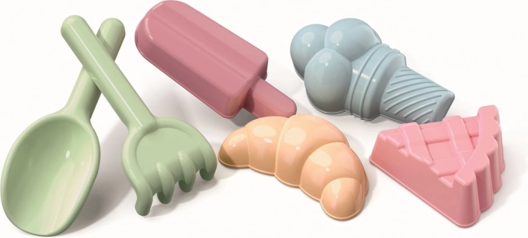 Androni 6-dijelni set kalupa za pijesak – slastičarnica