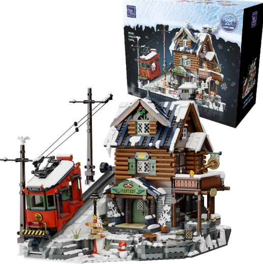 Pantasy Summit Cabin alpska planinska koliba – građevni set od 3135 dijelova