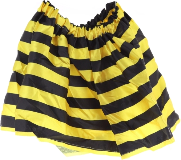 Striped skirt with elastic waistband