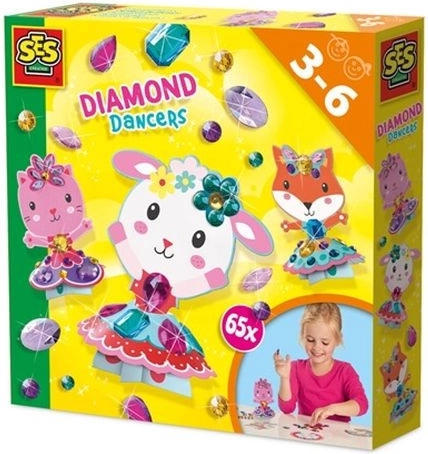 SES Creative Diamond dancers – kreativni set s dijamantnim naljepnicama