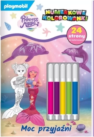 Playmobil Princess Magic bojanka prema brojevima s flomasterima