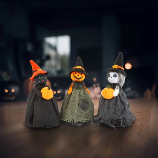 Halloween Witch Decoration, 21 cm - 1 piece