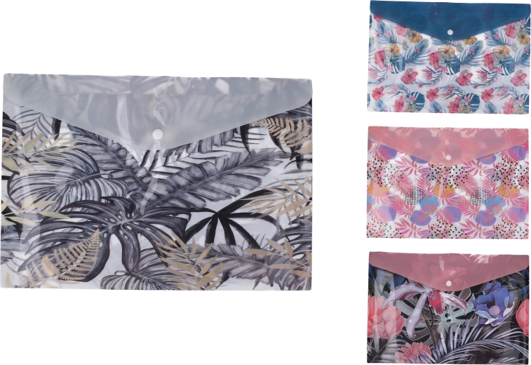 Mapa s drukom 32 × 25 cm – miks cvjetnih motiva