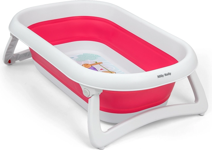Sklopiva kadica za bebu Milly Mally Aqua pink