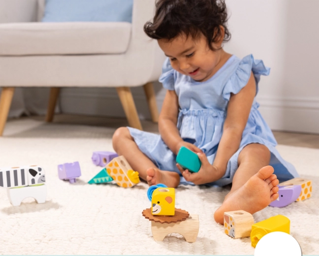 Veliki drveni dijelovi za male ruke