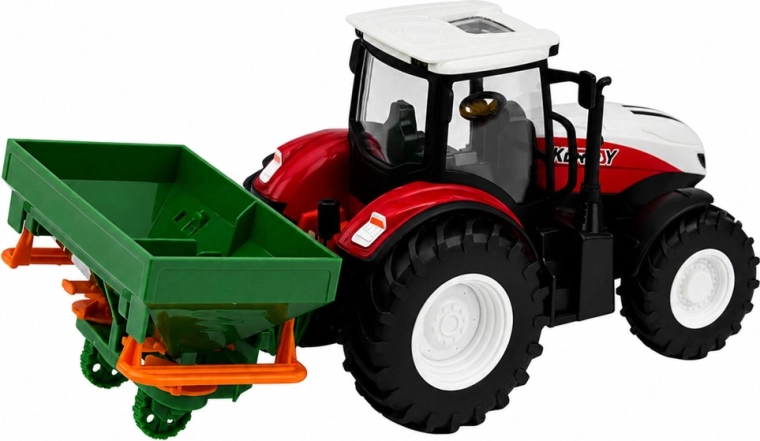 Realističan traktor sa sijačicom