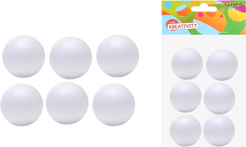 Dekorativne polistirenske kugle 3 cm, 6 kom