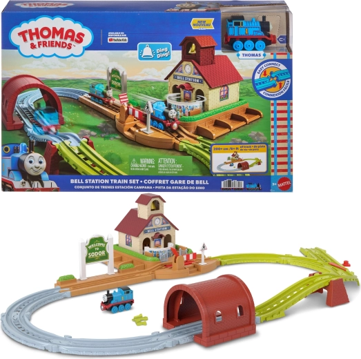 Fisher-Price Thomas & Friends set tračnica sa stanicom Dzwonkowo i lokomotivom Tomaš
