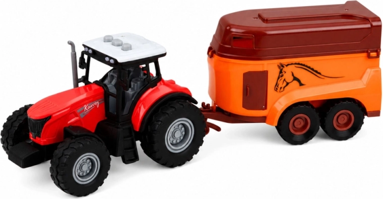 Detachable horse transport trailer