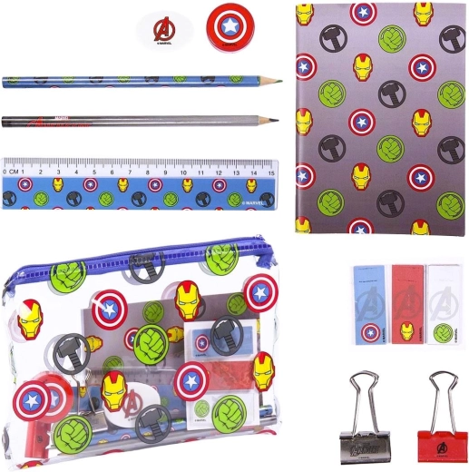 Pisaći set Avengers 12-dijelni - 1 komad