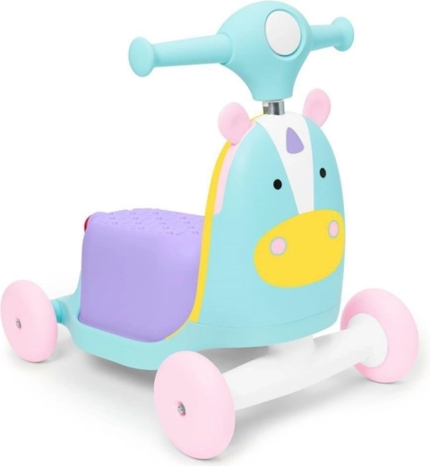 Skip Hop Zoo 3u1 guralica i romobil jednorog