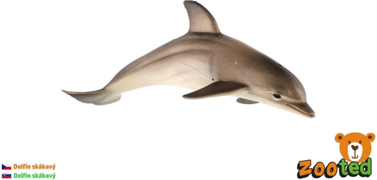 Zooted Bottlenose Dolphin Figurine 12 cm