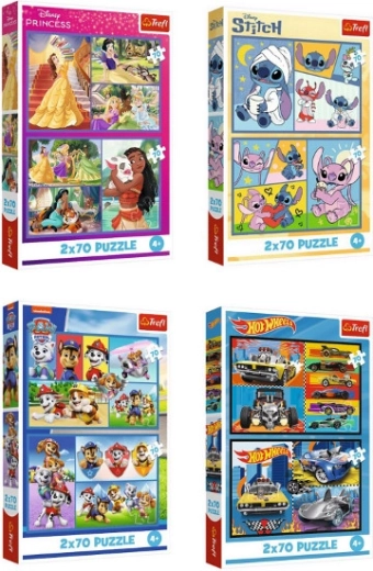 Puzzle 2×70 dijelova – razni motivi