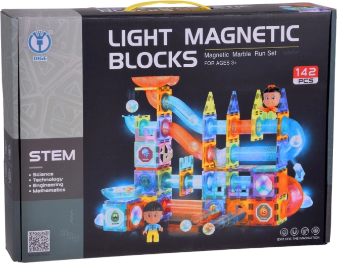 142 pieces for a large marble run