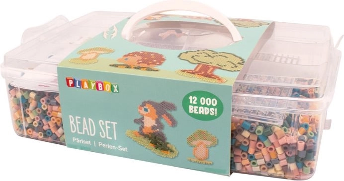Pegle-perlice u plastičnom koferčiću Mellow pastel s pločicom i predlošcima 12 000 kom