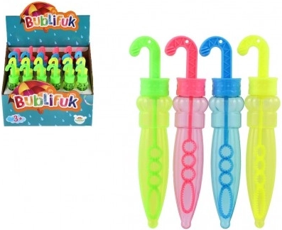 Plastični mjehurić u obliku kišobrana - 14 cm, 4 boje, 24 kom u kutiji