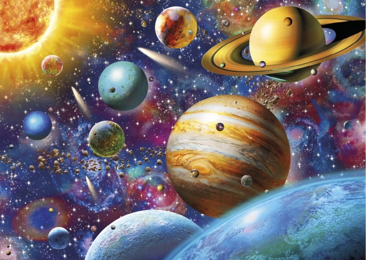 Puzzle Planeti 1000 dijelova DINO