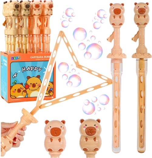 Bublifuk kapibara 49,5 cm s preklopivom trokutastom palicom, 100 ml