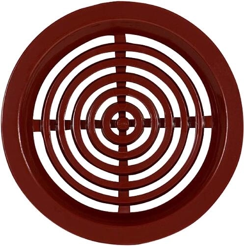 Plastična ventilacijska rešetka 50 mm smeđa, set 4 kom