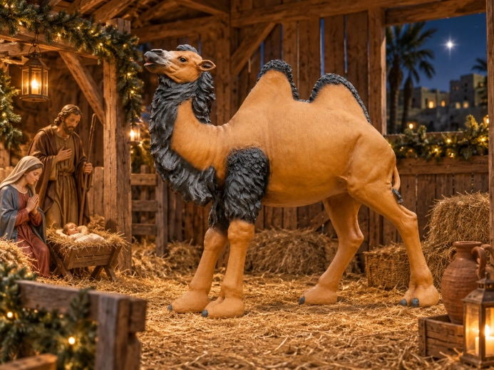Ideal addition to a nativity scene