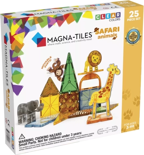 Magna-Tiles safari životinje magnetska konstrukcijska igračka 25 dijelova