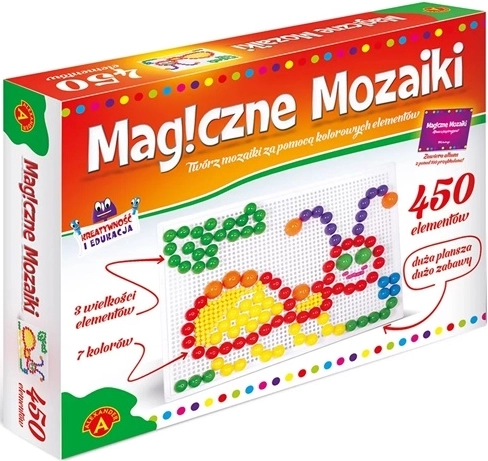 Magični mozaici – kreativni edukativni set 450 kom