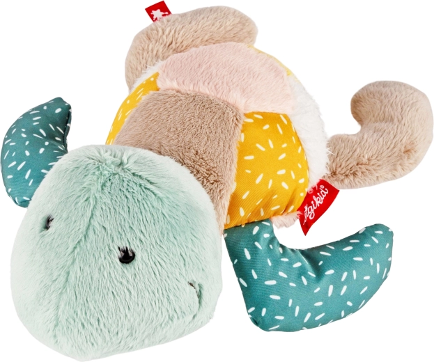 Sigikid patchwork plišana kornjača – prva mazilica za bebu