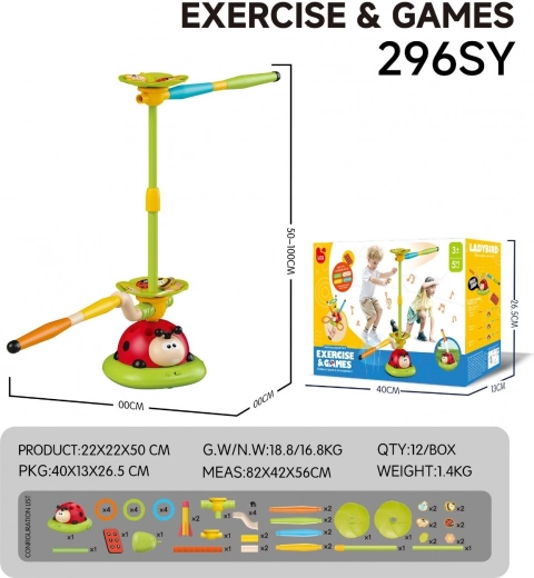 5-in-1 Set of Sports and Skill Games for Kids