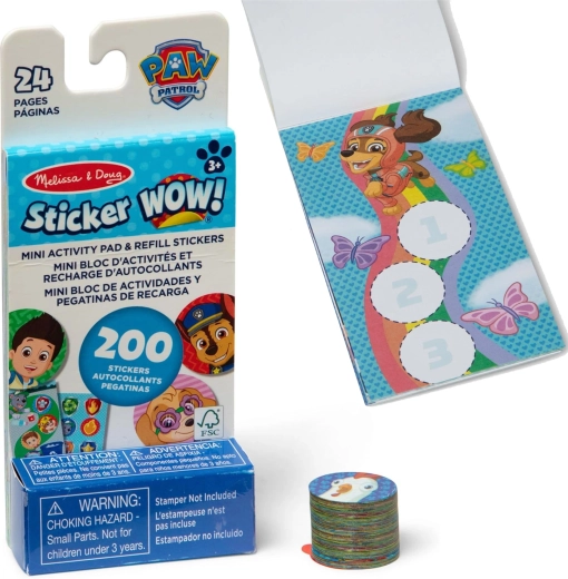 Melissa & Doug Sticker Wow dopunski set naljepnica Paw Patrol (200 kom)