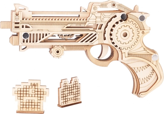 Drvene 3D puzzle Oružje na gumice Virbius