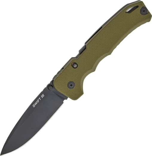 Sklopivi džepni nož Cold Steel Swift III s asistiranim otvaranjem 10,2 cm, G10 zeleni