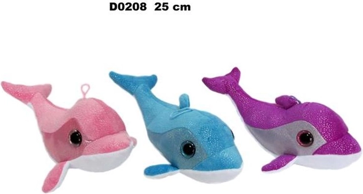 Delfin D-208 igračka za pse, miks 3 vrste, 25 cm